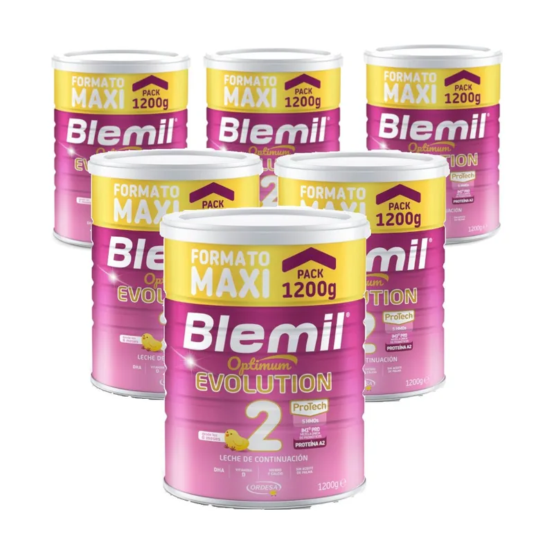 Blemil 2 Optimum Evolution Leche de Continuación Maxi Pack 4x1200g