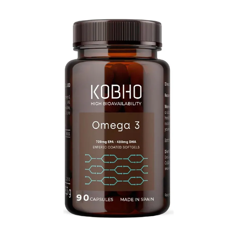 Kobho Labs Kobho Omega 3 Suplementación Cardiovascular 90 Cápsulas