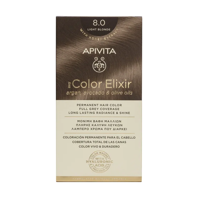Apivita MY ELIXIR coloración permanente #8.0