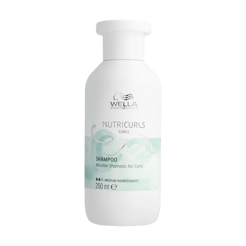 Wella Professionals NUTRICURLS Champú Micelar Cabello con Rizos y Ondas 250 ml