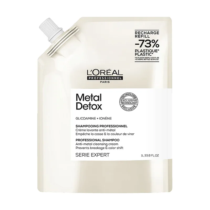 L'Oréal Professionnel Paris METAL DETOX Champú para Cabello dañado recarga 500 ml