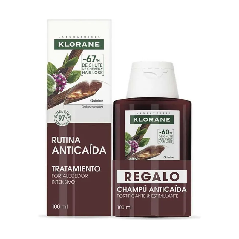 Klorane A LA Quinina Y Edelweiss BIO Sérum Estuche 2 pz