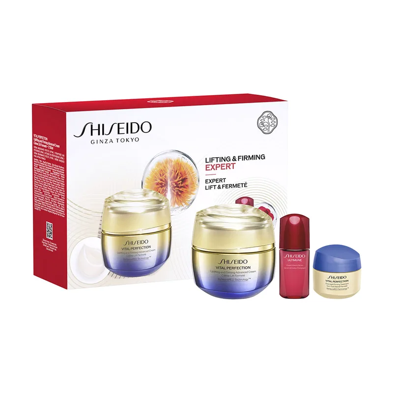 Shiseido Vital Perfection Uplifting & Firming Cream Estuche 3 pz