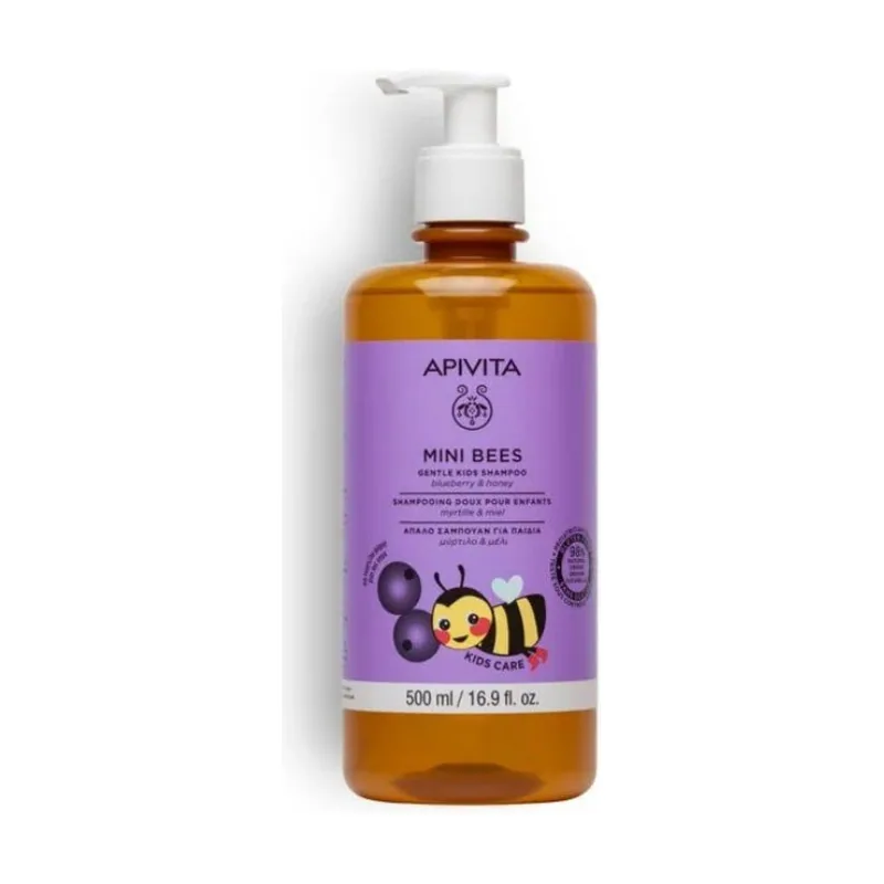 Apivita Mini Bees Champú suave para niños Sin sulfatos