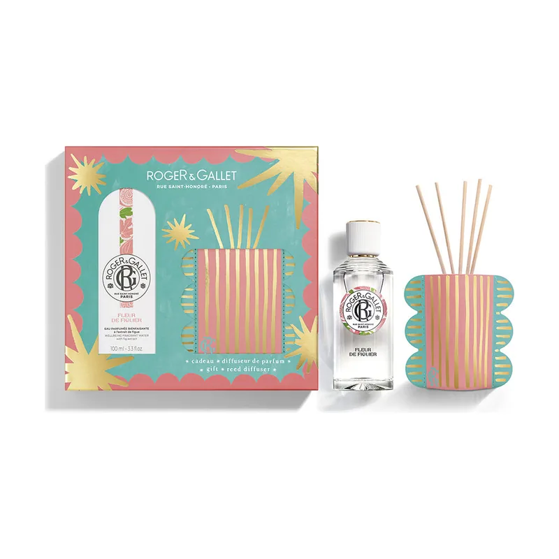 Roger & Gallet Fleur DE Figuier Agua Perfumada Bienestar Estuche 2 pz