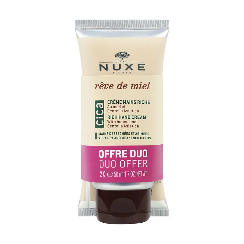 Nuxe RÊVE DE Miel Cica Crema Manos Y Uñas lote 2 x 50 ml