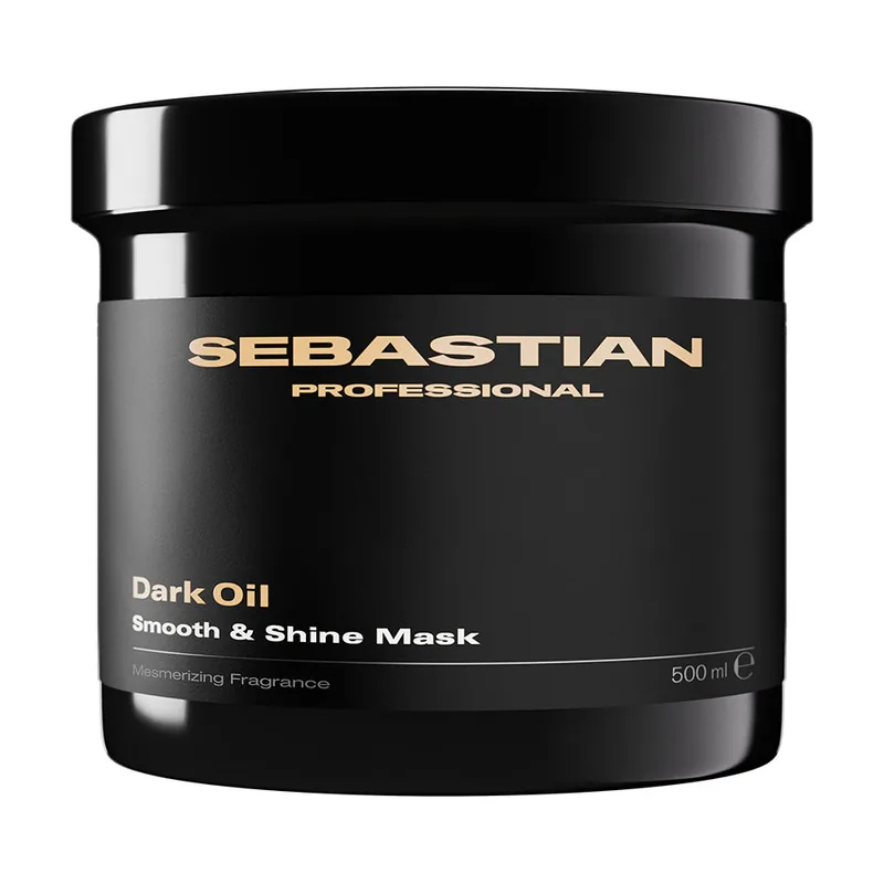 Sebastian Professionals DARK OIL mascarilla nutritiva y ligera profesional para un cabello sedoso y brillante 500 ml