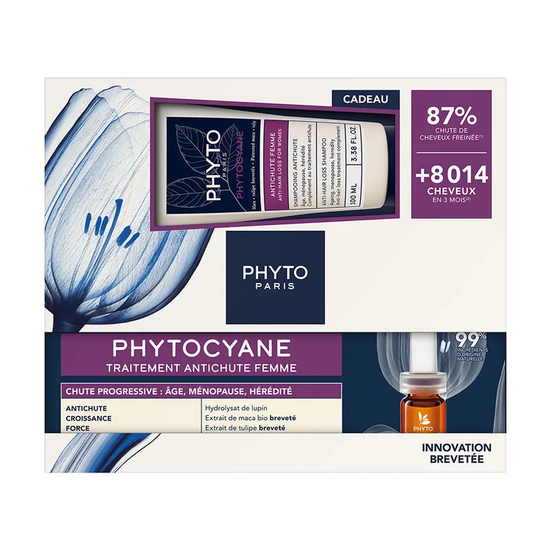 Phyto Phytocyane Mujer Caída Progresiva + Champú Estuche 2 pz