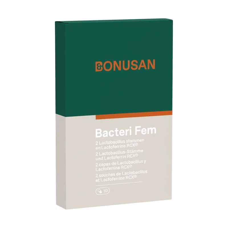 Bonusan Bacteri Fem Probiótico Flora Vaginal 10 Cápsulas