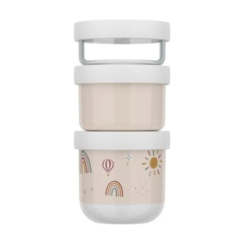 Juguetea Caja Snack Apilable Arco Iris Little Dutch