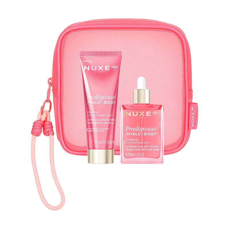 Nuxe Prodigieuse Hyalu Boost Rutina Repulpante E Iluminadora Estuche 3 pz