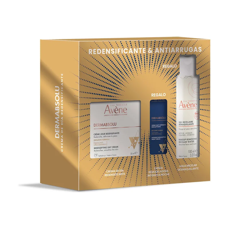 Avene Dermabsolu Crema DE DÍA Redensificante Estuche 3 pz