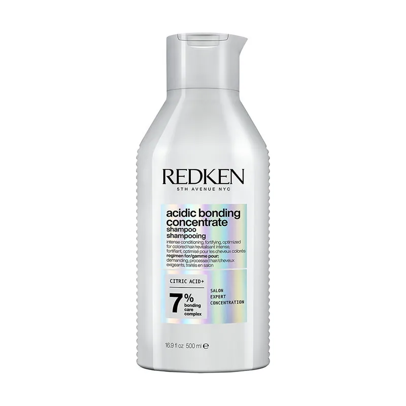 Redken ACIDIC BONDING CONCENTRATE Champú profesional sin sulfatos para cabello dañado 500 ml