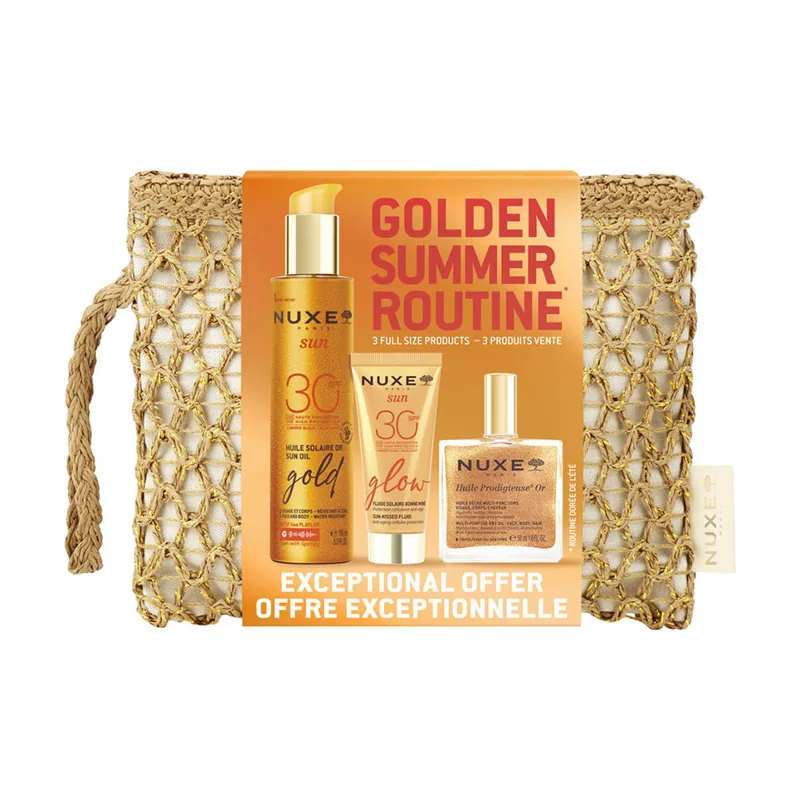 Nuxe SUN Rutina Dorada DE Verano Estuche 4 pz