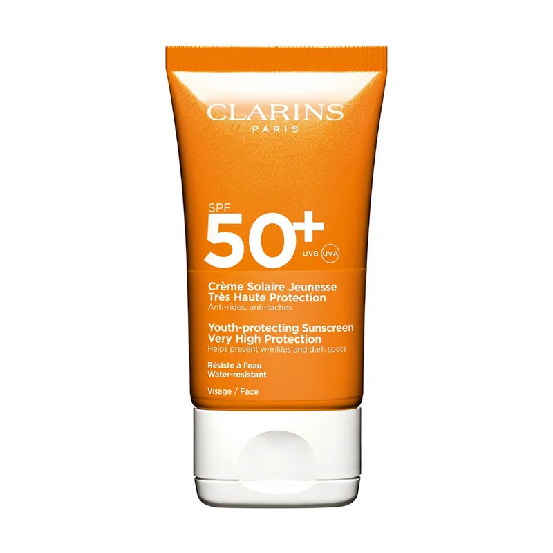 Clarins SOLAR crema tacto seco rostro UVA/UVB50+ 50 ml