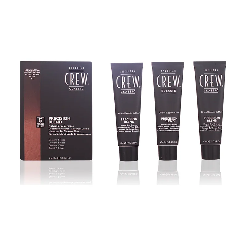 American Crew PRECISION BLEND lote #4-5 medium