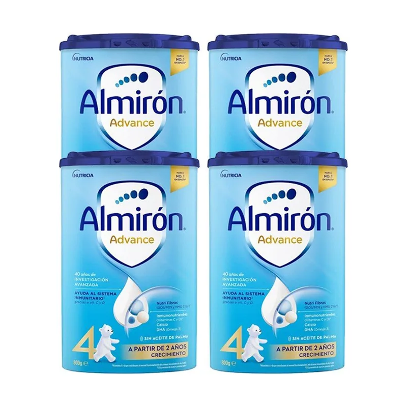 Almirón Advance 4 con Pronutra Leche de Crecimiento Pack 4x800gr