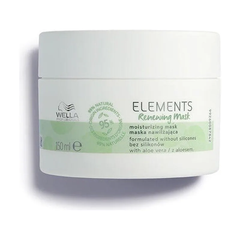 Wella Professionals ELEMENTS Mascarilla Hidratante Renovadora Sin Siliconas Todo tipo de Cabellos 150 ml