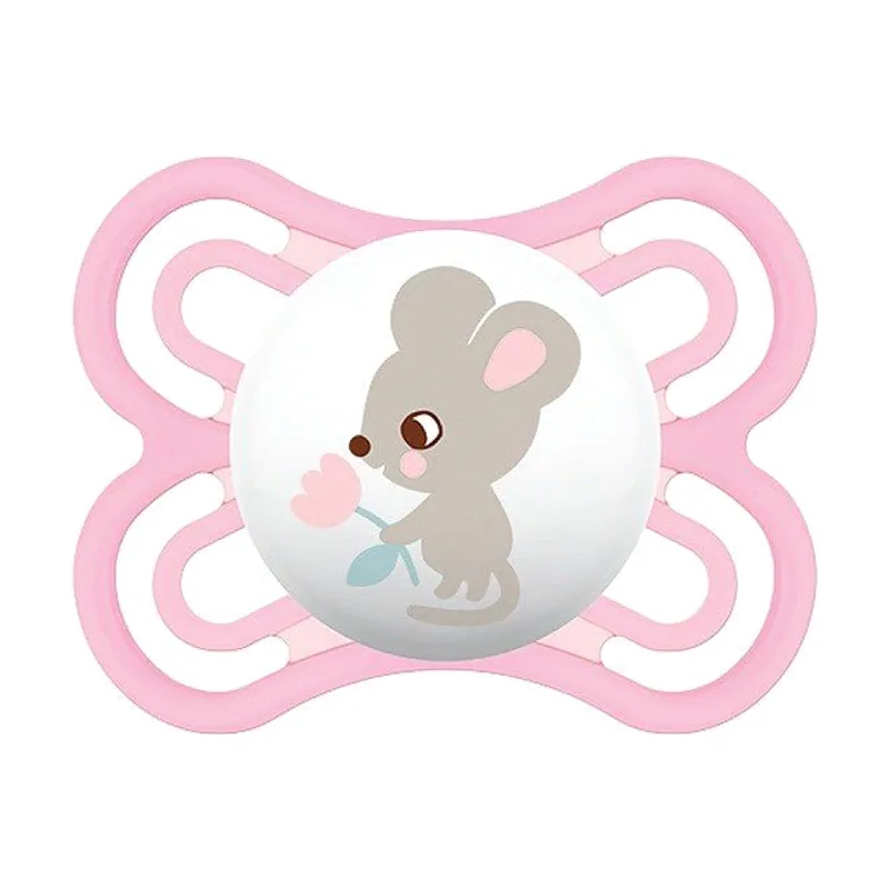 MAM Chupete Perfect Silicona +0M Ratita