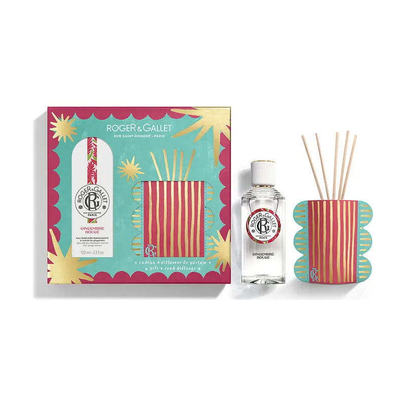 Roger & Gallet Gingembre Rouge Agua Perfumada Bienestar Estuche 2 pz