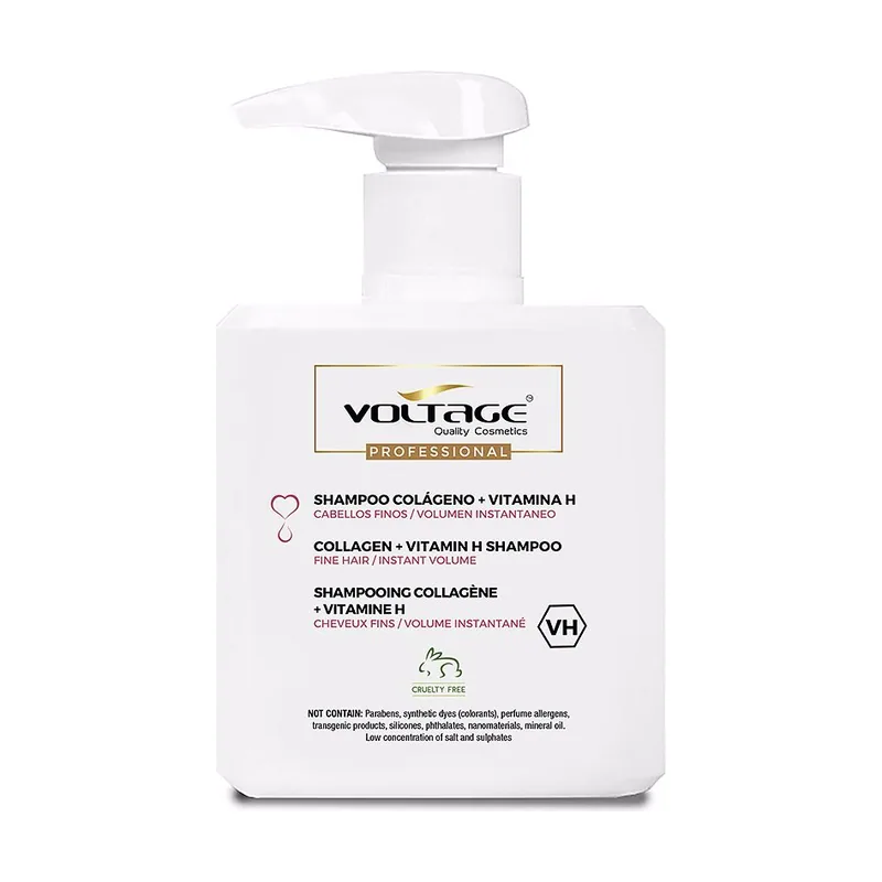 Voltage Cosmetics COLÁGENO + VITAMINA H champú 500 ml