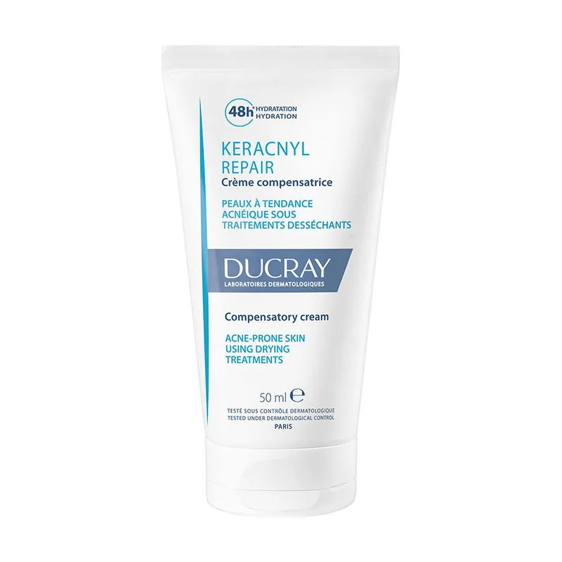 Ducray KERACNYL REPAIR crema anti sequedad de tratamientos antiacné 50 ml