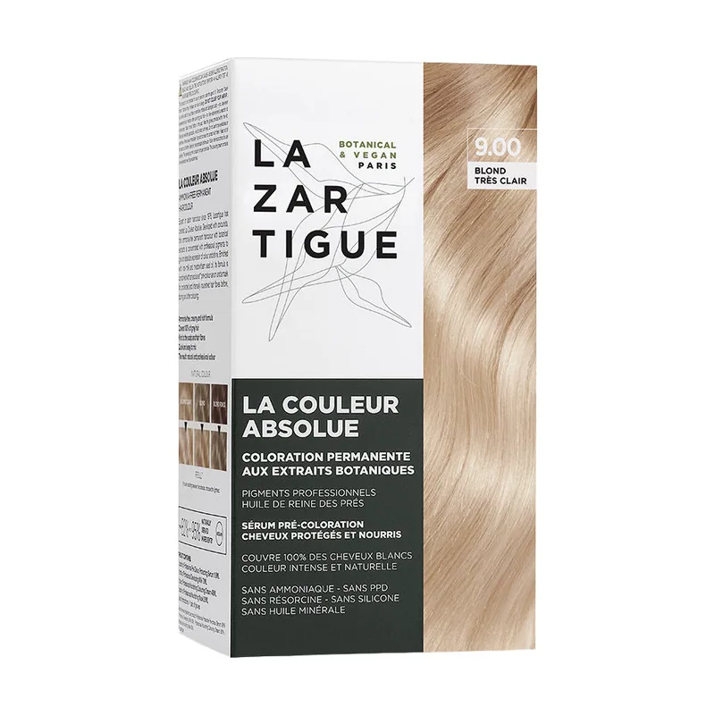 Lazartigue LA COULEUR ABSOLUE coloración permanente sin amoníaco #9.00