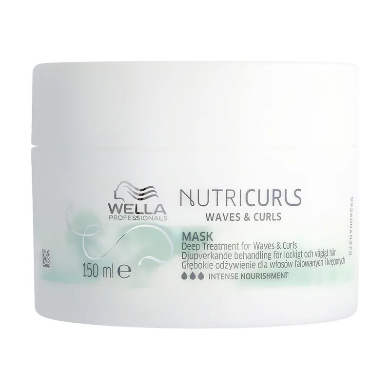 Wella Professionals NUTRICURLS Mascarilla Cabello con Rizos y Ondas 150 ml