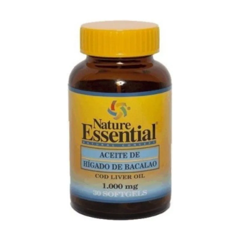 Nature Essential Aceite Hígado de Bacalao 1000 mg 30 Perlas