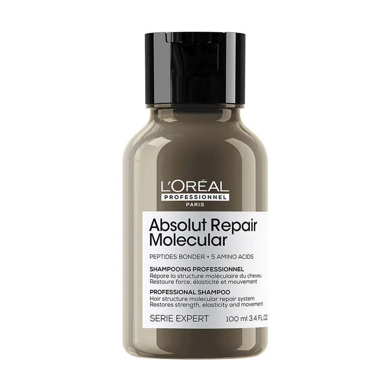 L'Oréal Professionnel Paris ABSOLUT REPAIR MOLECULAR champú profesional sin sulfatos para cabello dañado 100 ml