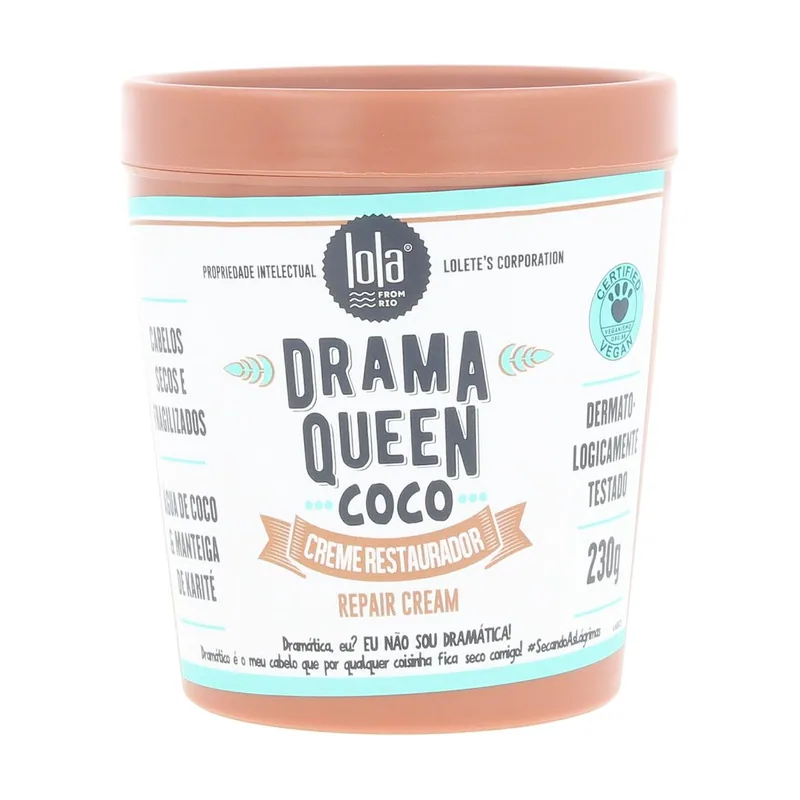 Lola Cosmetics DRAMA QUEEN COCO mascarilla restauradora 230 gr