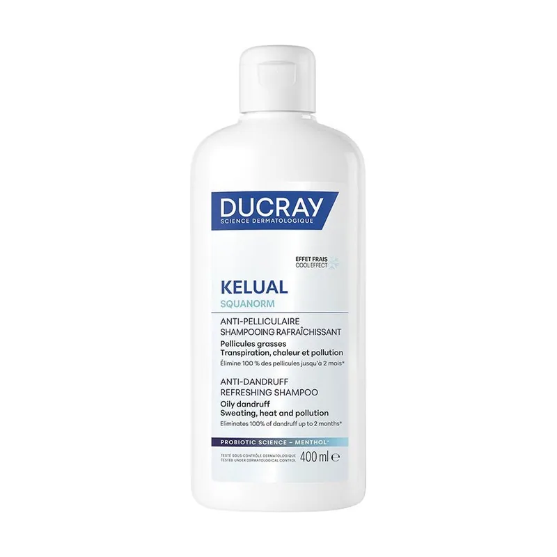 Ducray Kelual Squanorm Champú Anticaspa Refrescante 400 ml