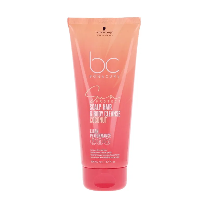 Schwarzkopf BC SUN PROTECT champú 3 en 1 200 ml