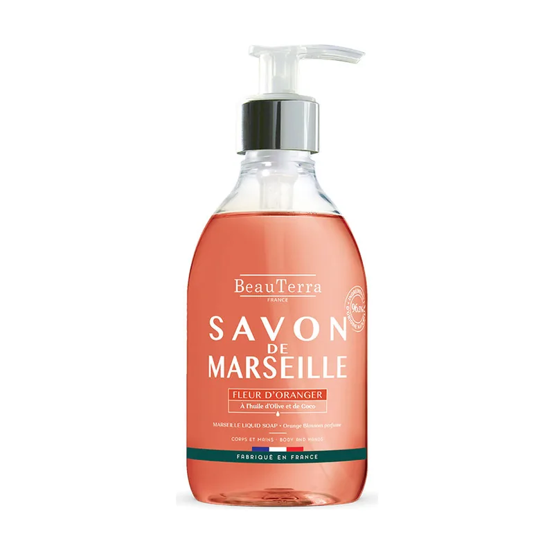 Beauterra MARSEILLE jabón flor de naranjo 300 ml