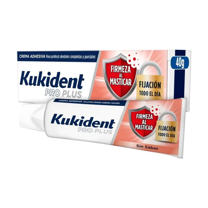 Procter & Gamble Kukident Pro Plus Sin Sabor 40g
