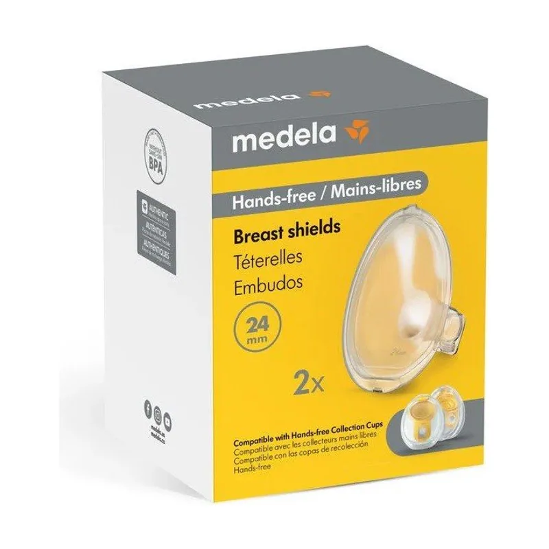 Medela Embudos Manos Libres Talla M 24mm 2 unidades