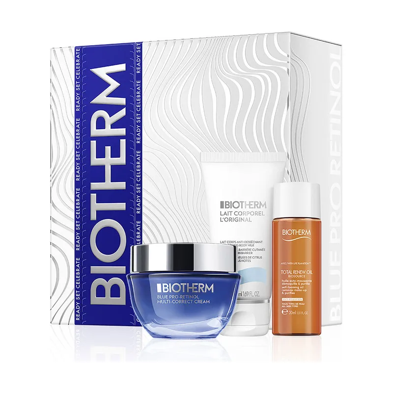 Biotherm Blue PRO-RETINOL MULTI-CORRECT Crema Estuche 3 pz