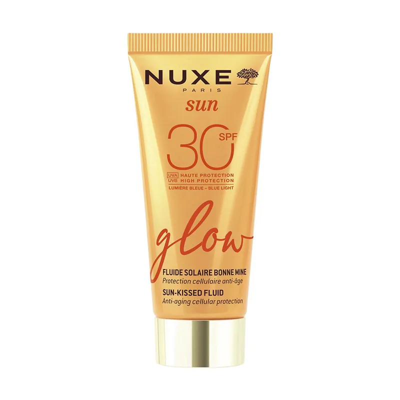 Nuxe SUN fluido solar glow alta protección SPF30 40 ml