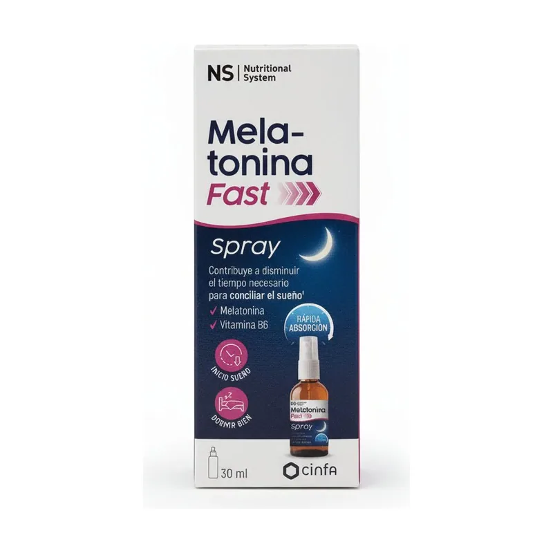 Nutritional System Melatonina Fast Spray Sublingual 30 ml