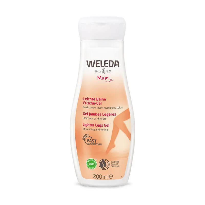 Weleda MUM gel piernas ligeras 200 ml