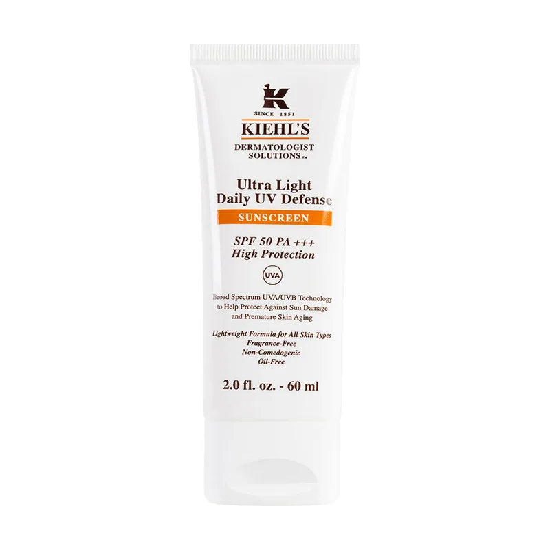 Kiehl's ULTRA LIGHT daily uv defense sunscreen SPF50 60 ml