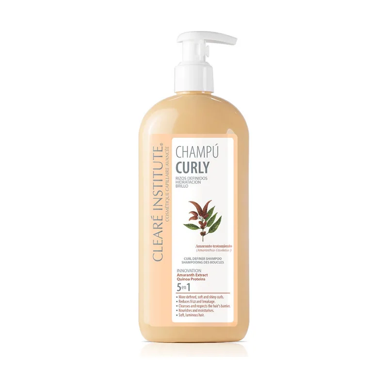 Clearé Institute CHAMPÚ CURLY rizos definidos hidratación brillo 400 ml