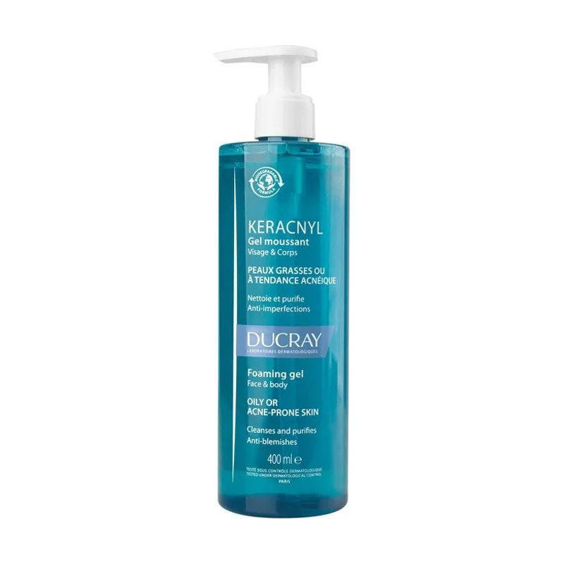 Ducray KERACNYL gel limpiador 400 ml