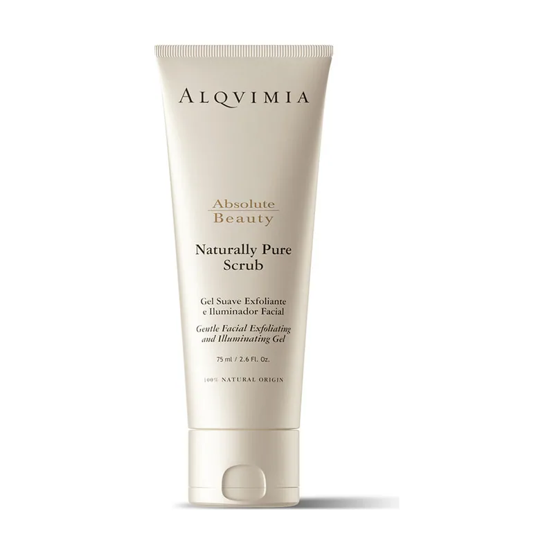 Alqvimia ABSOLUTE BEAUTY naturally pure scrub gentle facial gel 75 ml
