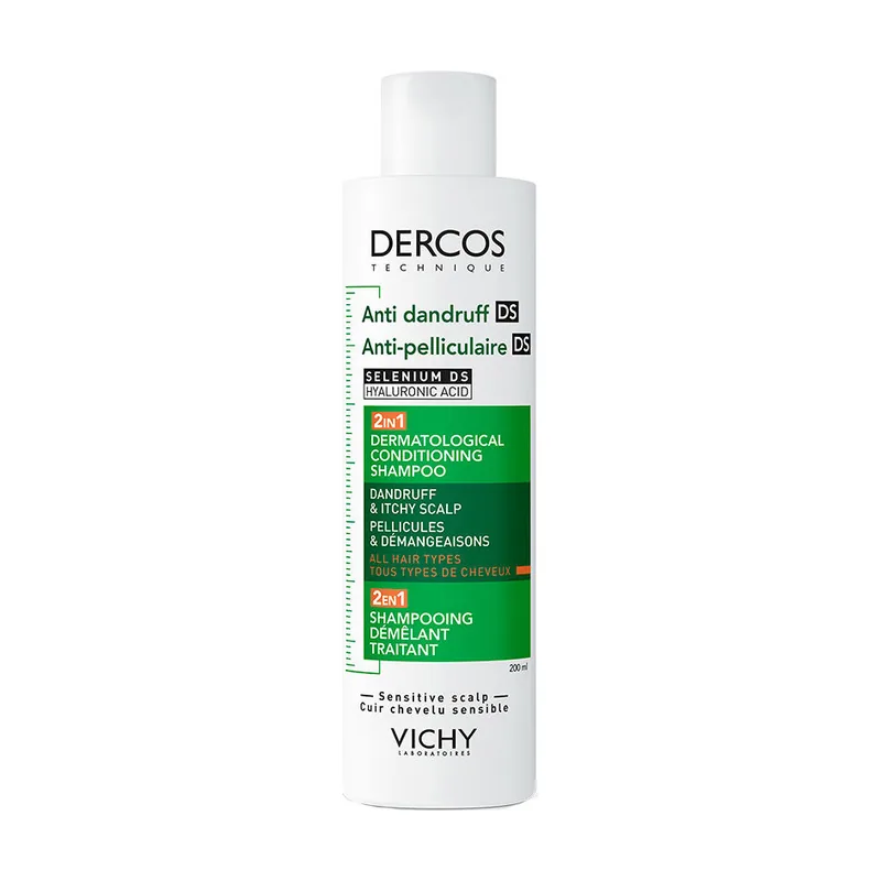 Vichy DERCOS DS champú acondicionador anticaspa 2 en 1 para todo tipo de cabello 200 ml