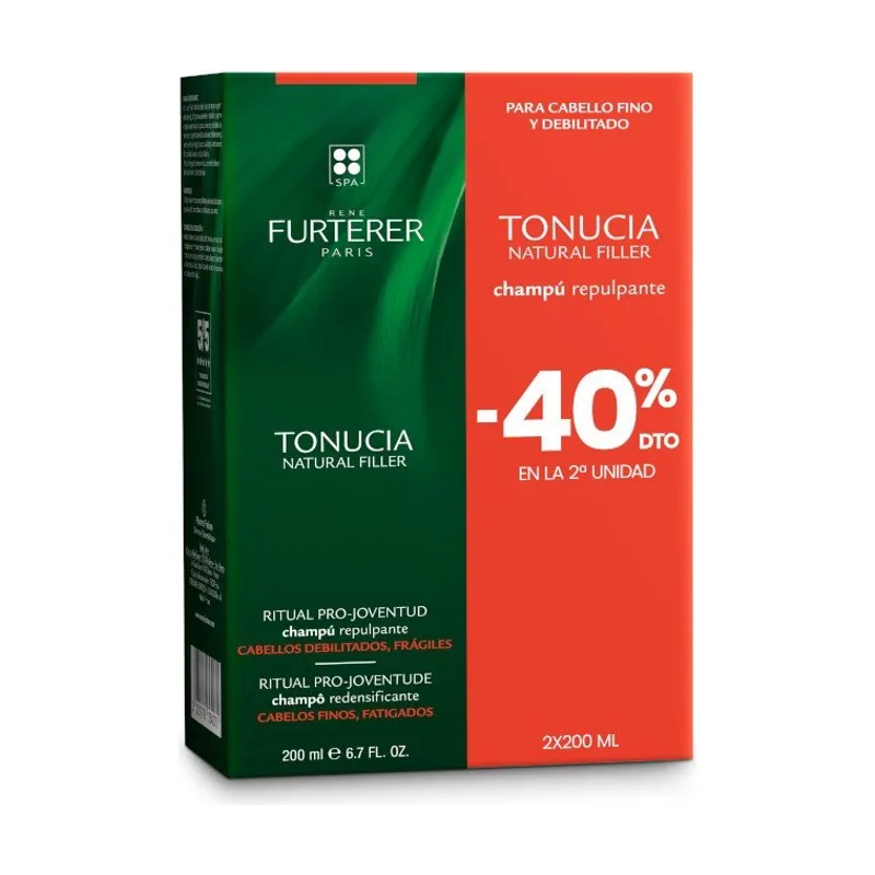 Rene Furterer Tonucia Champú Revitalizante Projuventud 2x200 ml