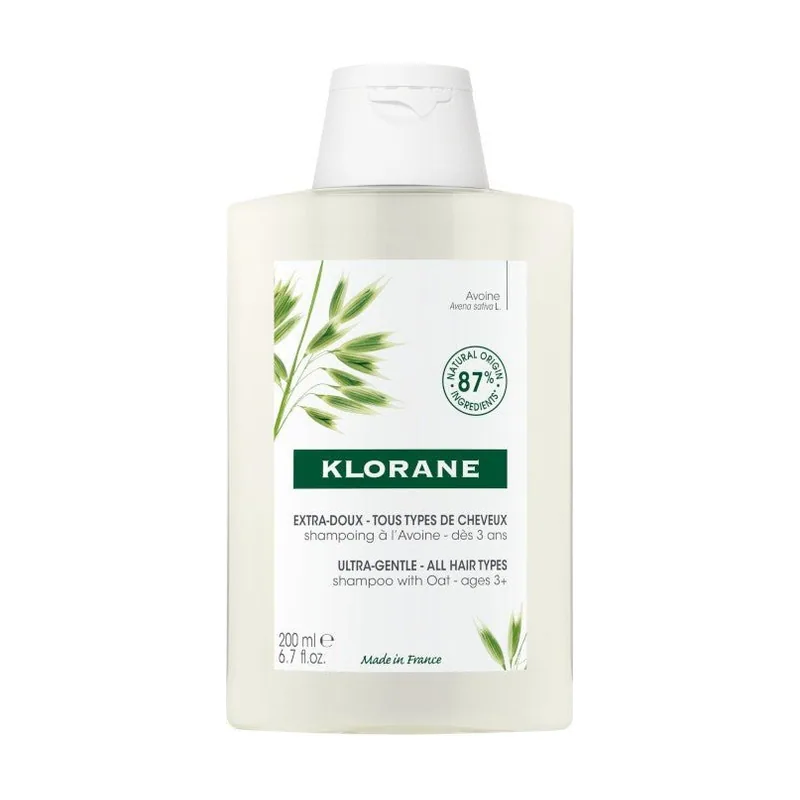 Klorane Champú Extra Suave a la Leche de Avena 200 ml
