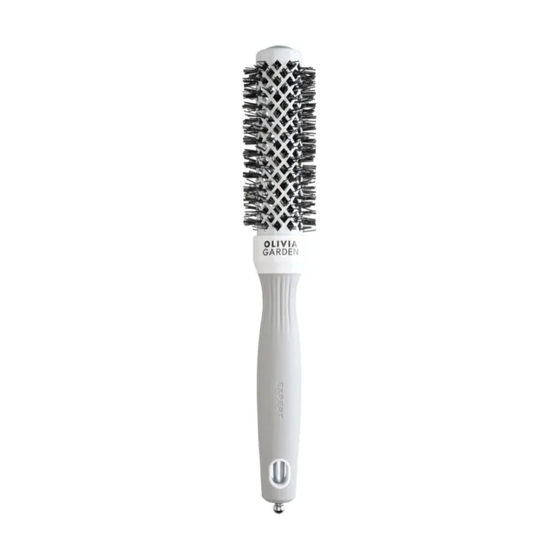Olivia Garden EXPERT Blowout "SHINE" White&Grey #25 mm