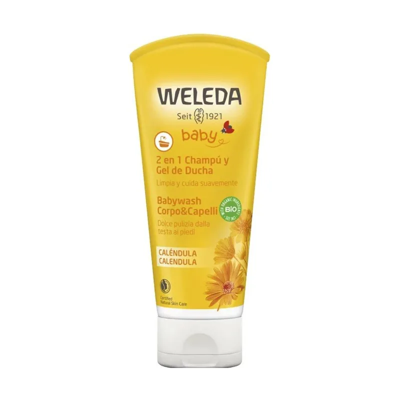 Weleda BABY caléndula champú y gel de ducha 200 ml