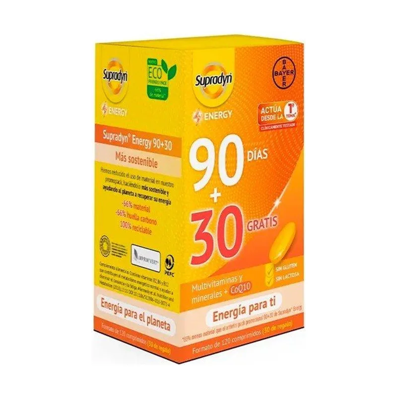 Supradyn Energy Pack 90+30 Comprimidos